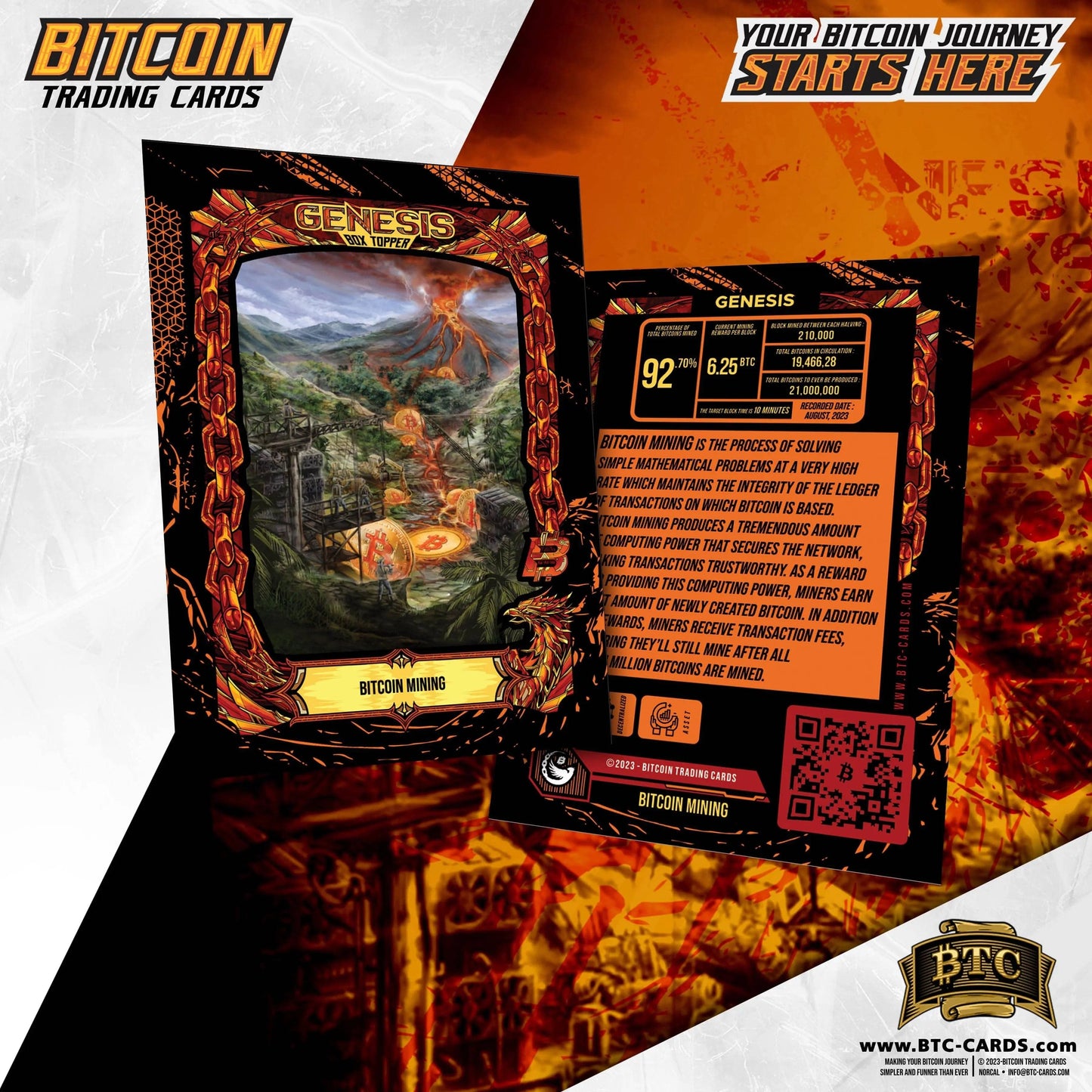 Genesis Box Topper card with a limited release holofoil hit from Based Trading Cards