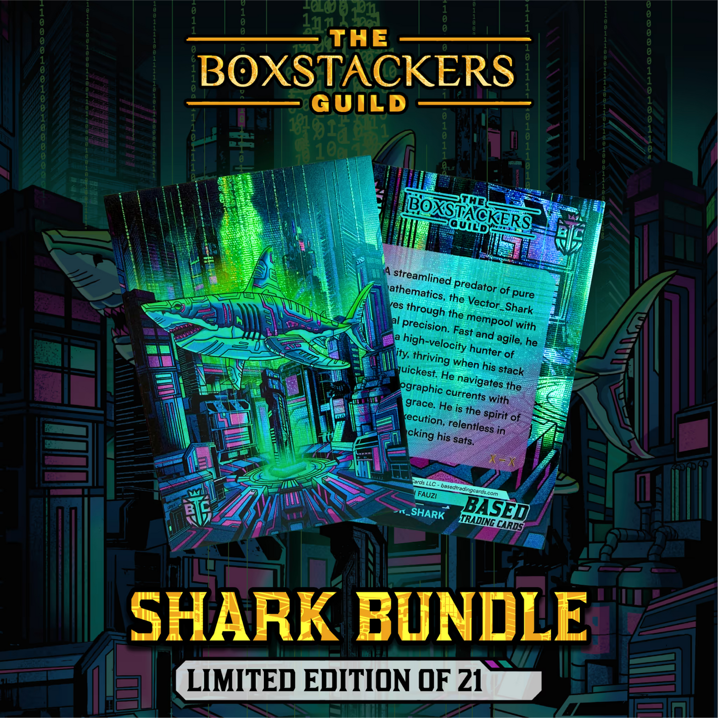 OPP S4 The Simulation Shark Bundle collector art and boxes