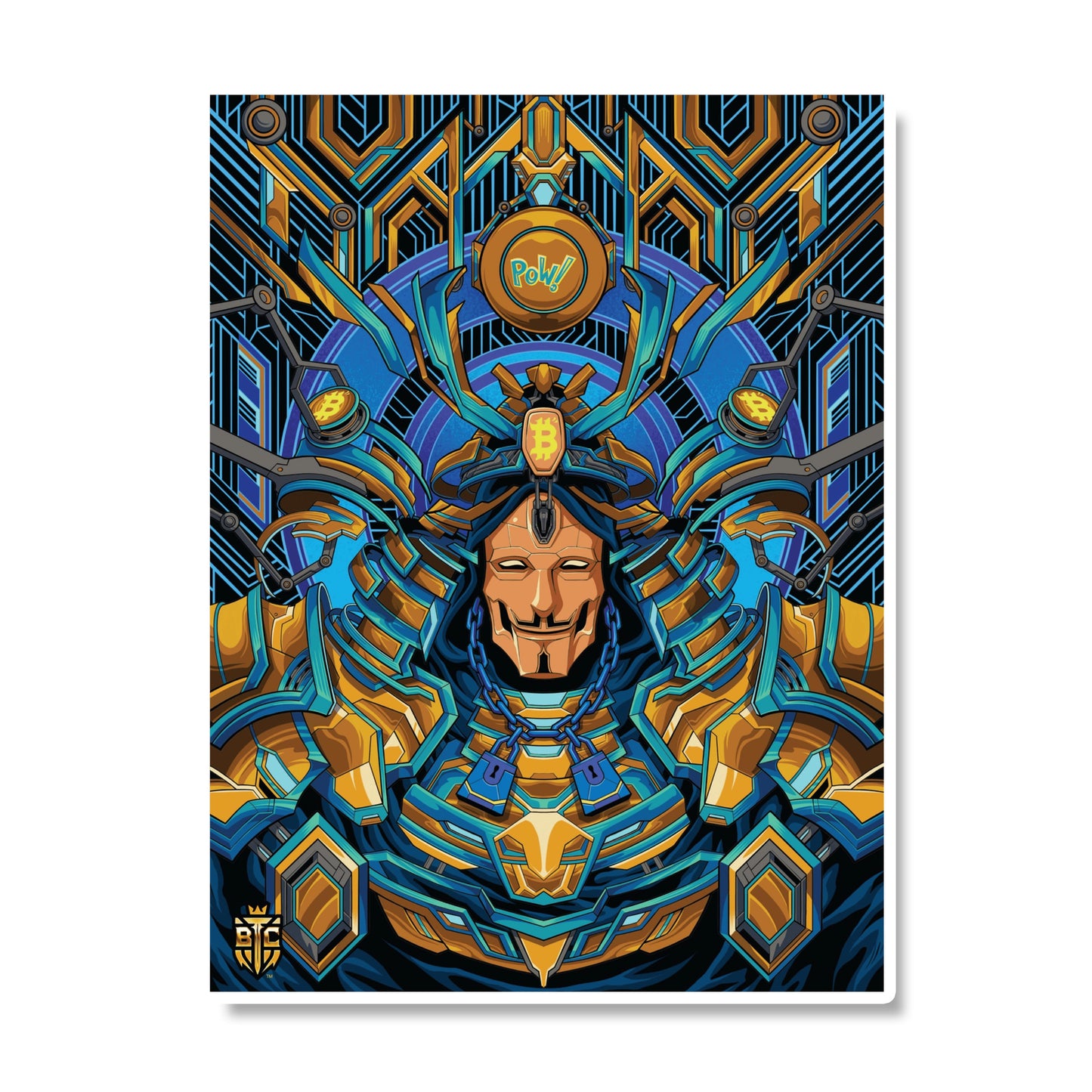 Satoshi Samurai - Fine Art Poster