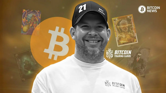 Aladdin of Based Trading Cards featured in an exclusive Bitcoin News interview.