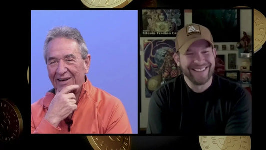 Gary Leland interviewing Alladan Flinn about the Based Trading Cards vision on the Bitcoin Boomer show