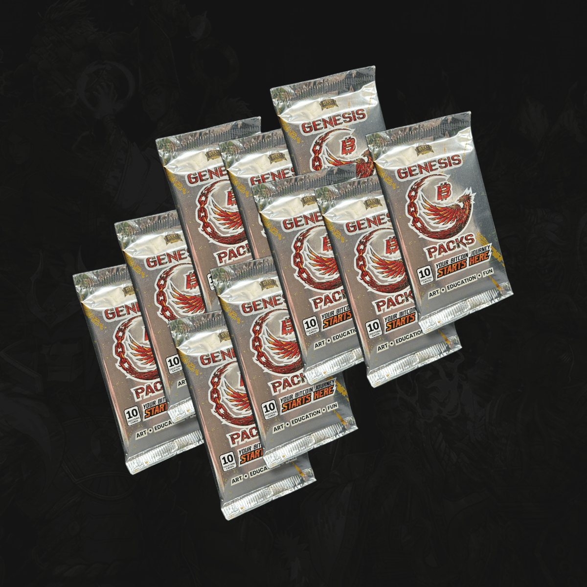 BTC Collectible Cards: x10 Genesis Packs – BTCTC
