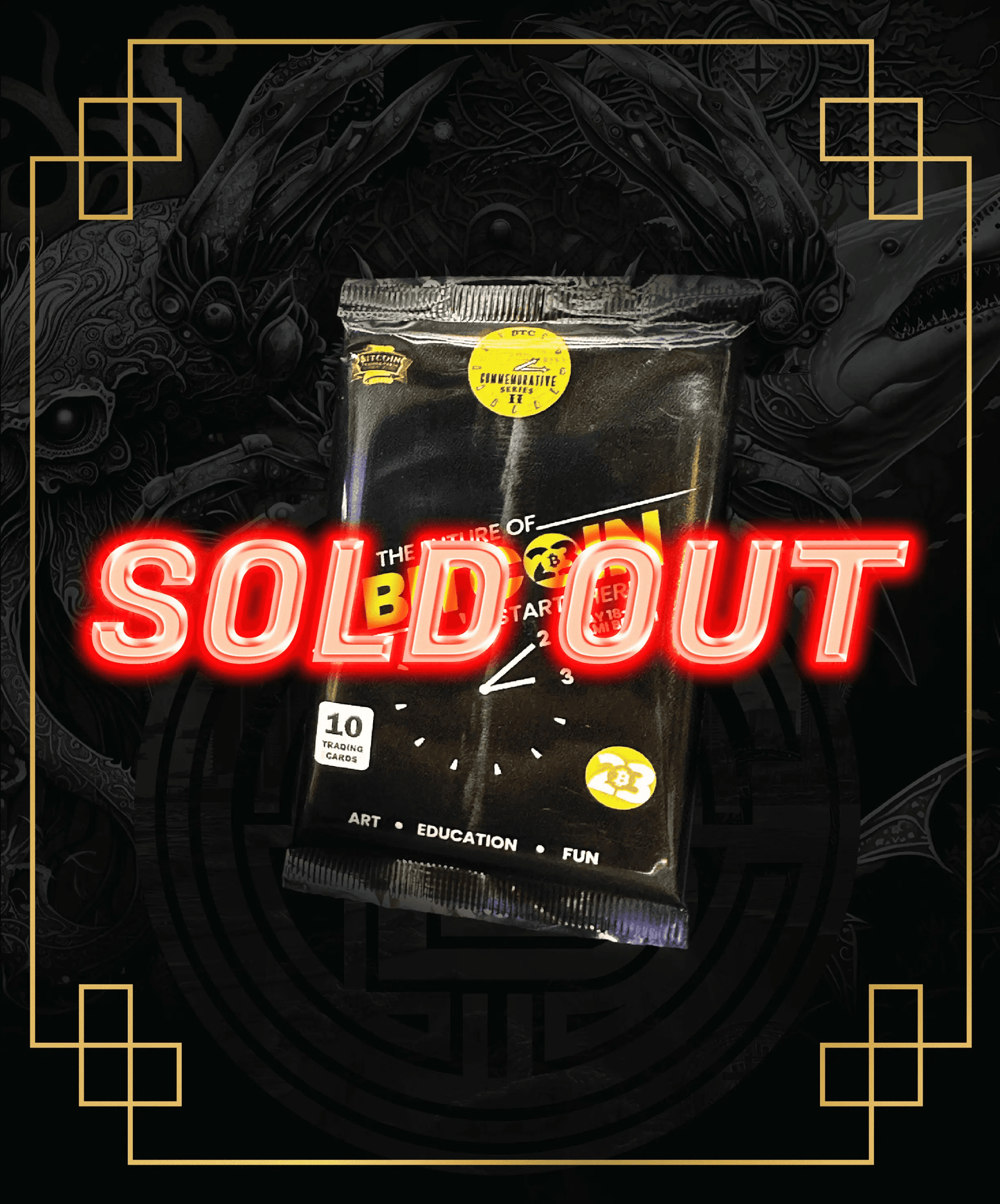 Bitcoin 2023 Commemorative Booster Packs  - Only 2,100 Packs 