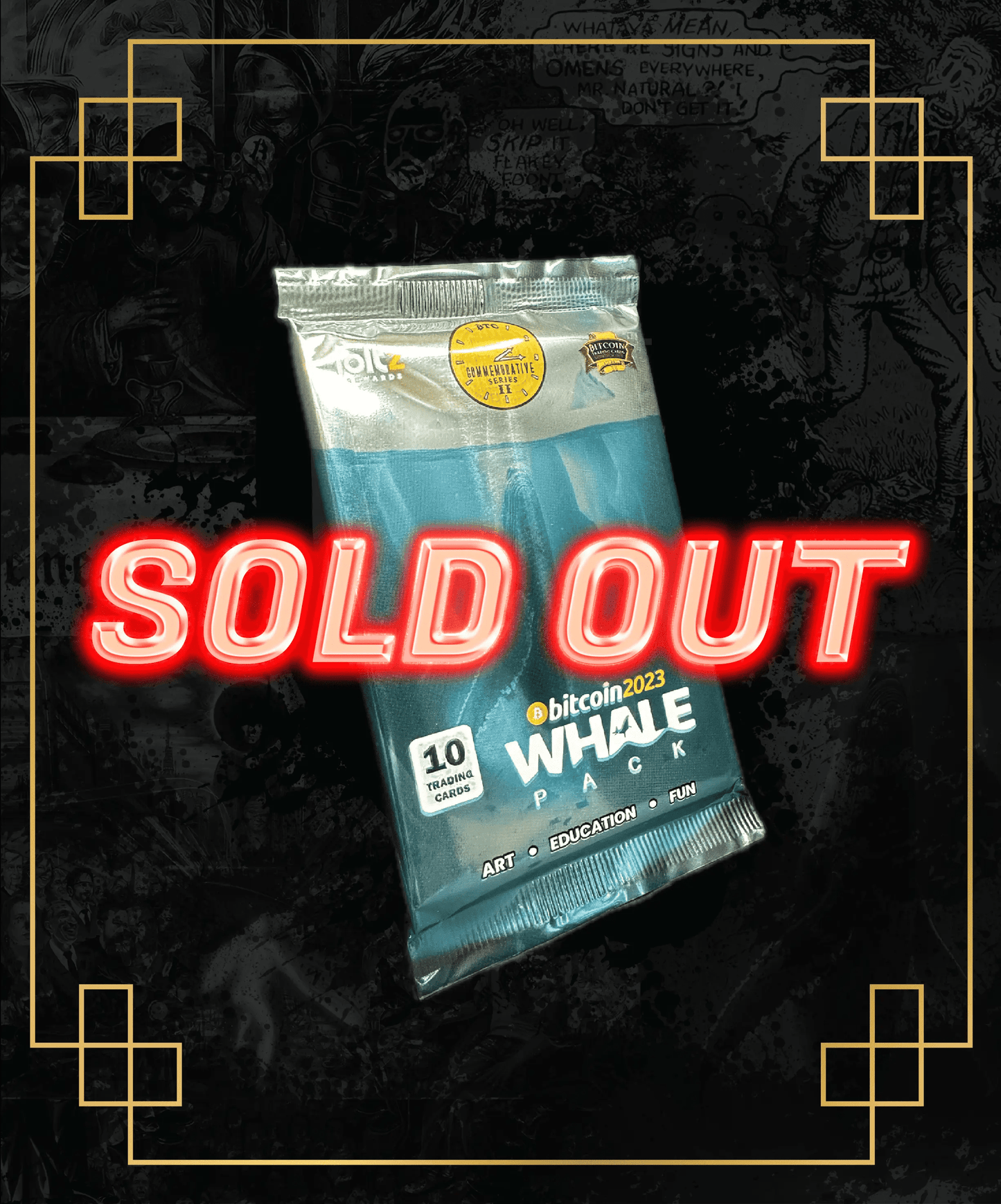 Bitcoin 2023 Commemorative Whale Booster Packs - Only 1,210 Packs 