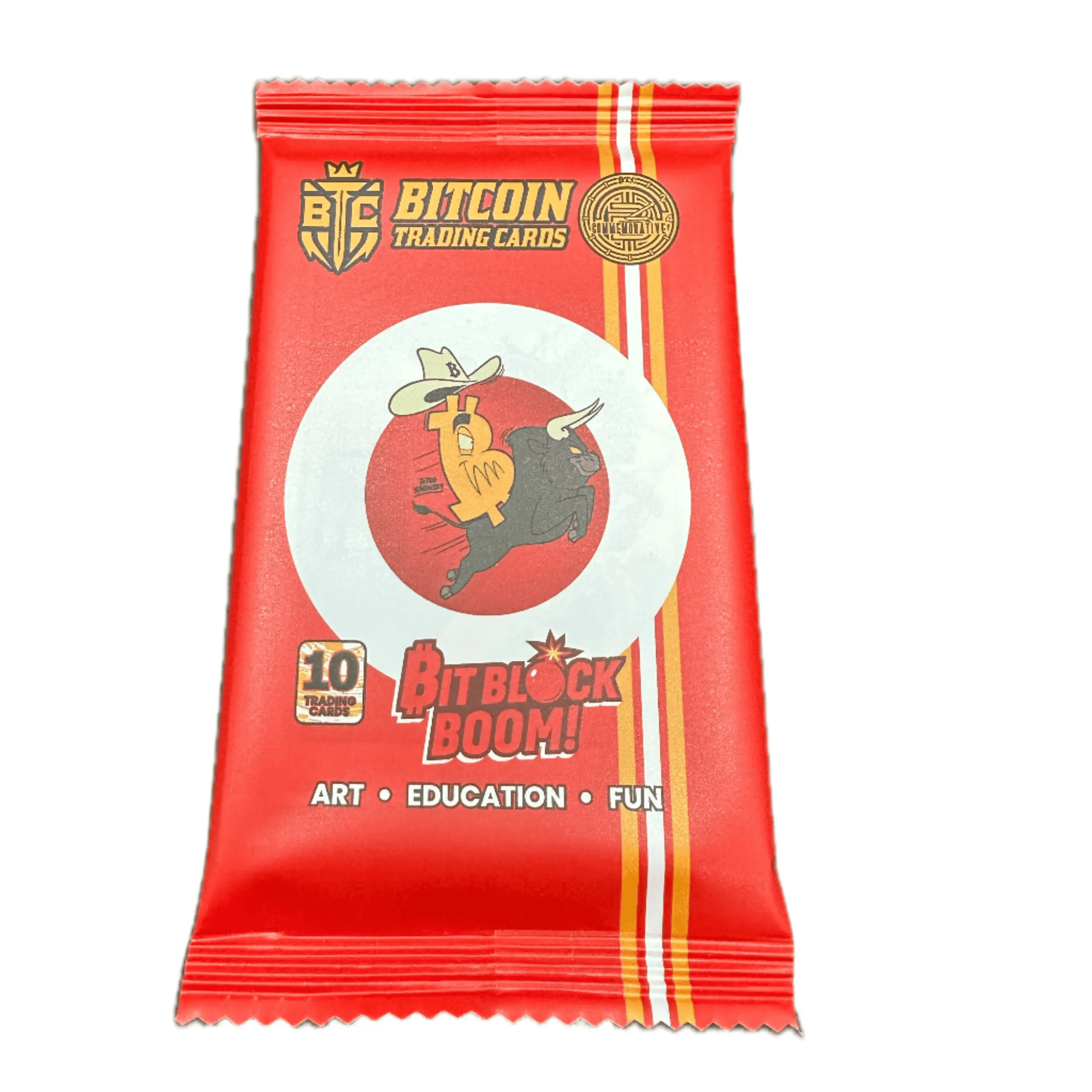 BitBlockBoom! 2024 LE Commemorative Booster Packs - Bitcoin Freedom Art