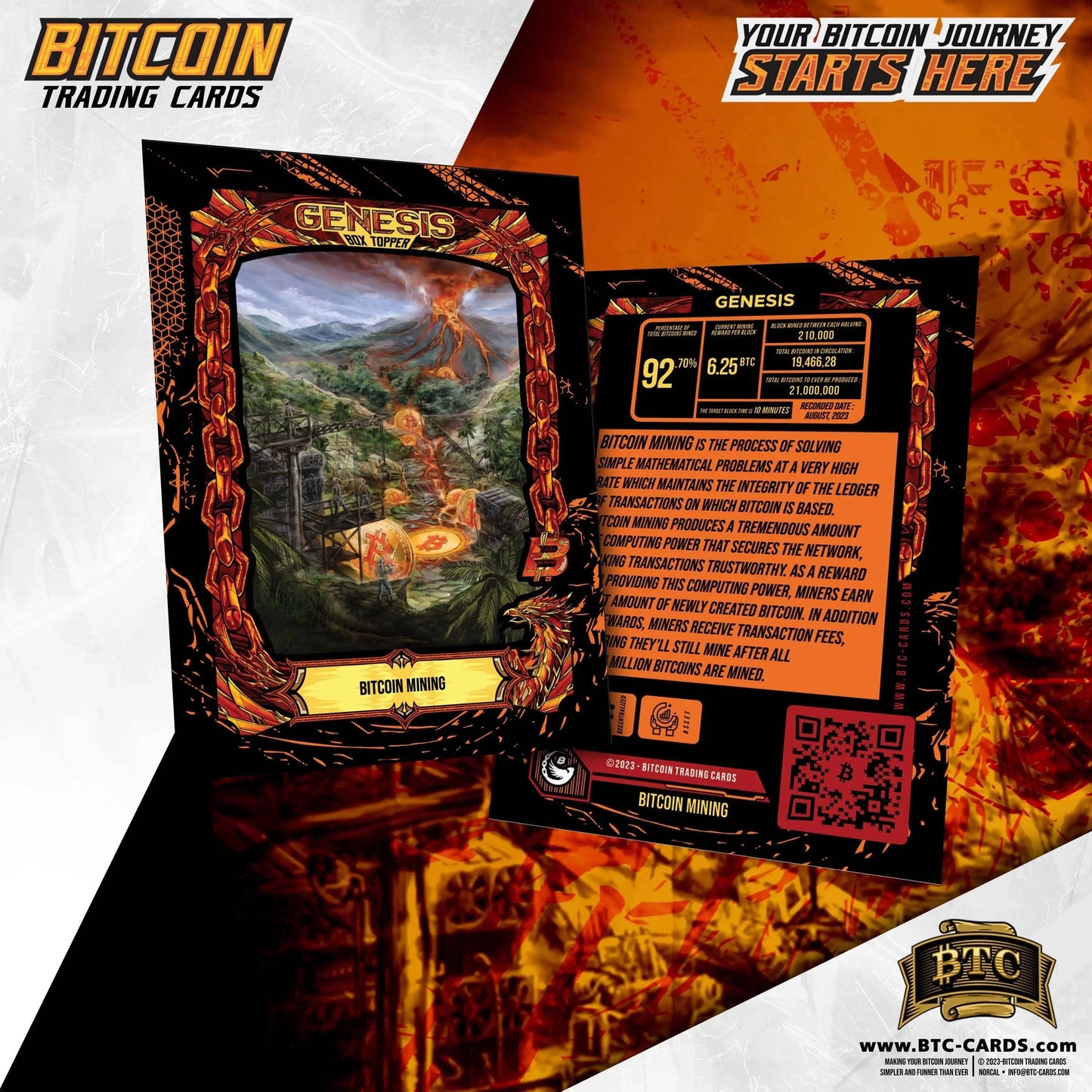 Orange Pill Pleb Bundle: Genesis Packs + Exclusive Box Topper - BTCTC