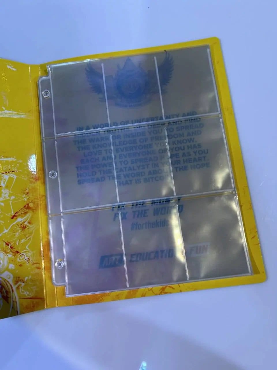 Limited Edition Custom OPP Series 1 Card Binder (x/121) - BTCTC