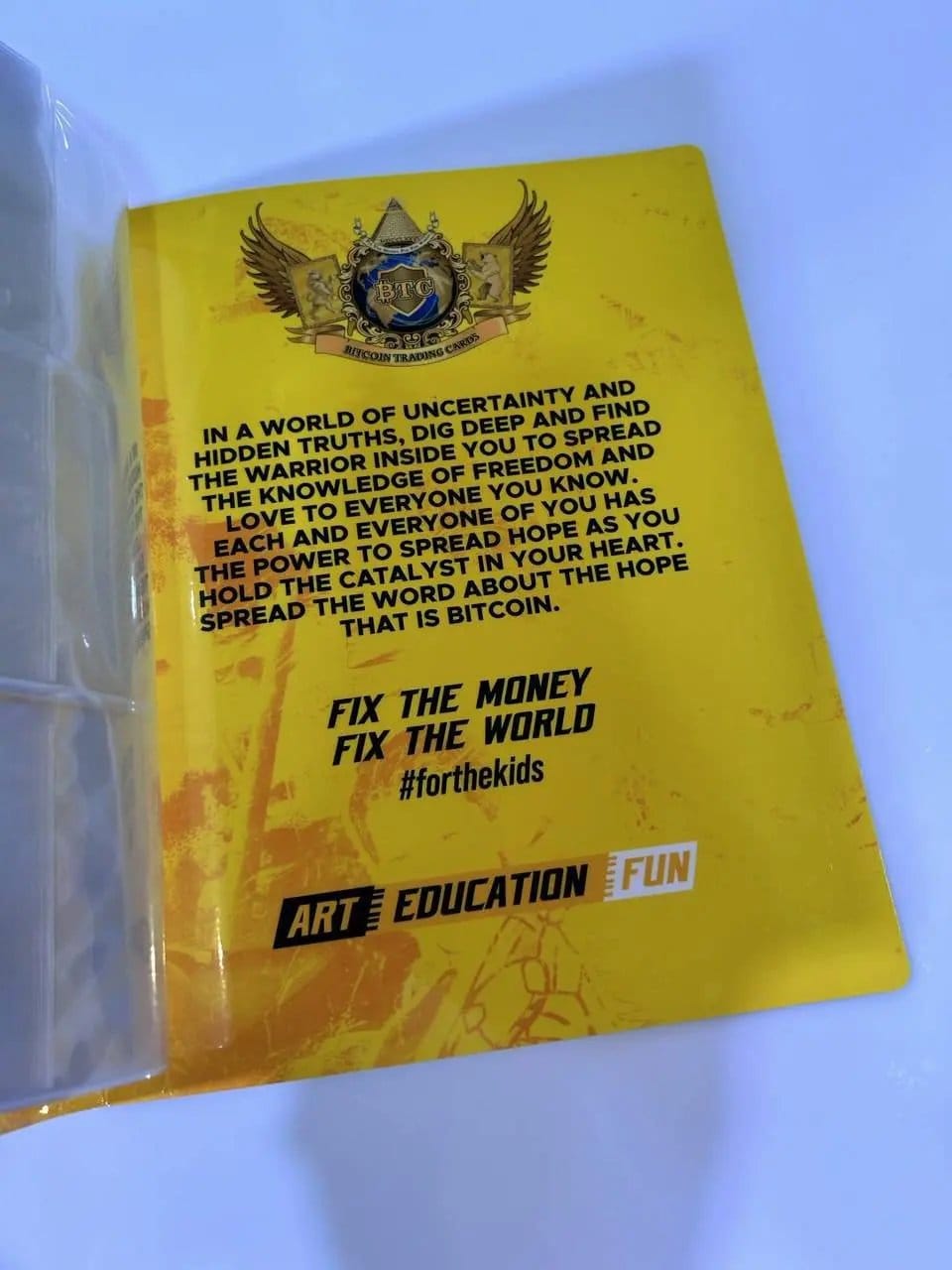 Limited Edition Custom OPP Series 1 Card Binder (x/121) - BTCTC