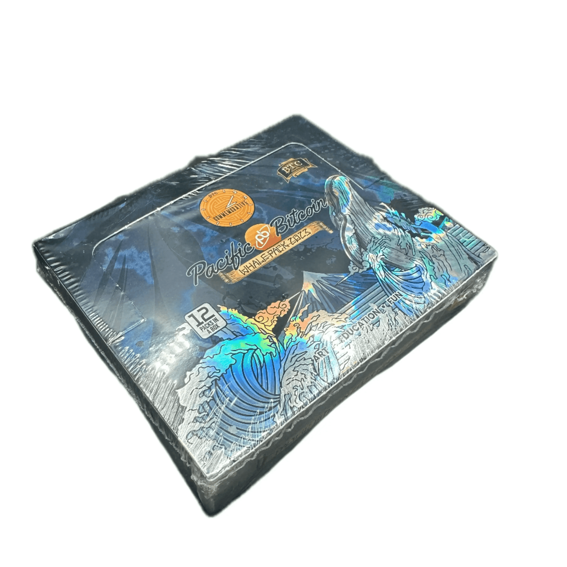 PB23 Whale Box cold foil chase card artwork featuring whale design from Based Trading Cards