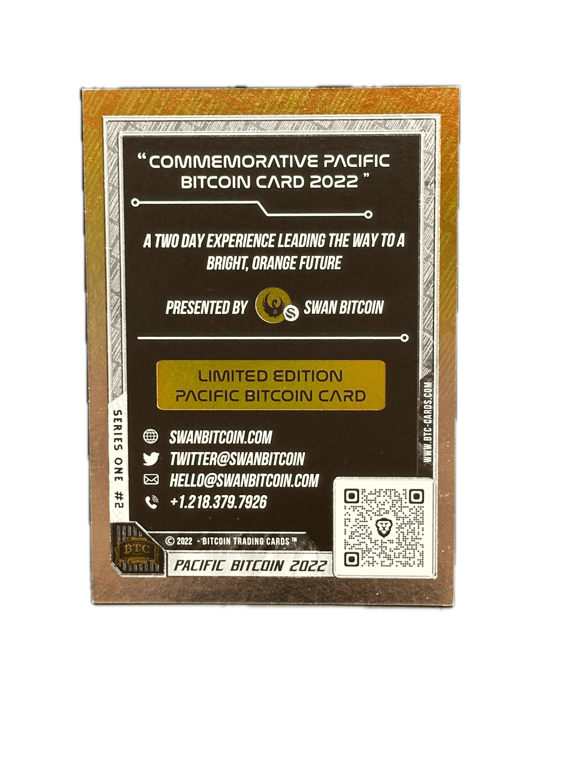 PB22 commemorative back of other card original 2022 conference release from Based Trading Cards