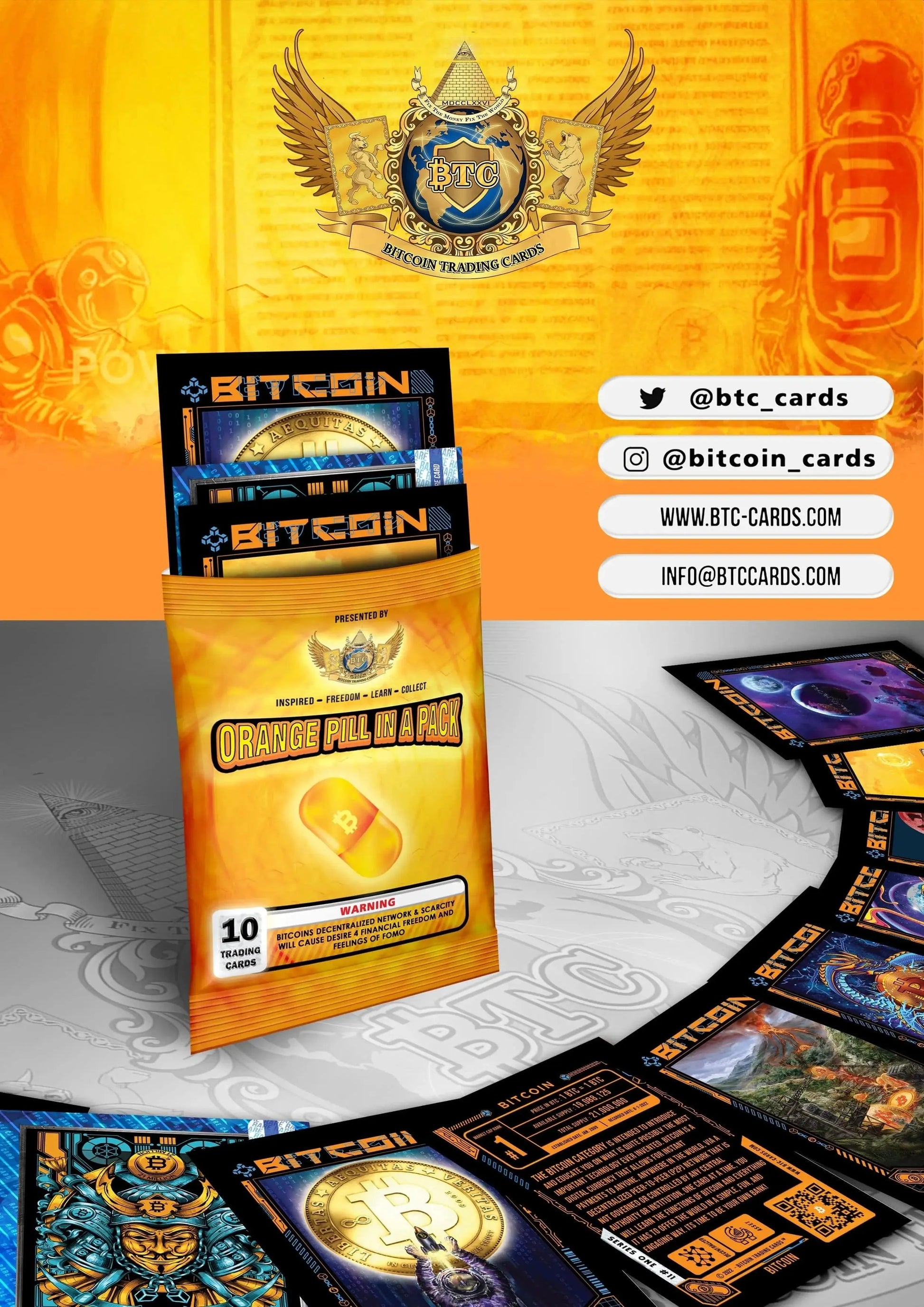 Bitcoin Trading Cards: Series One OPP Booster Pack BTCTC Bitcoin Trading Cards: Series One OPP Booster Pack BTCTC