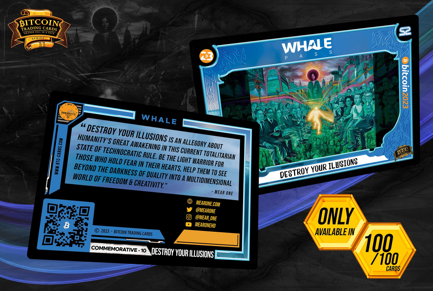 Bitcoin 2023 Commemorative Whale Booster Packs - Only 1,210 Packs - BTCTC