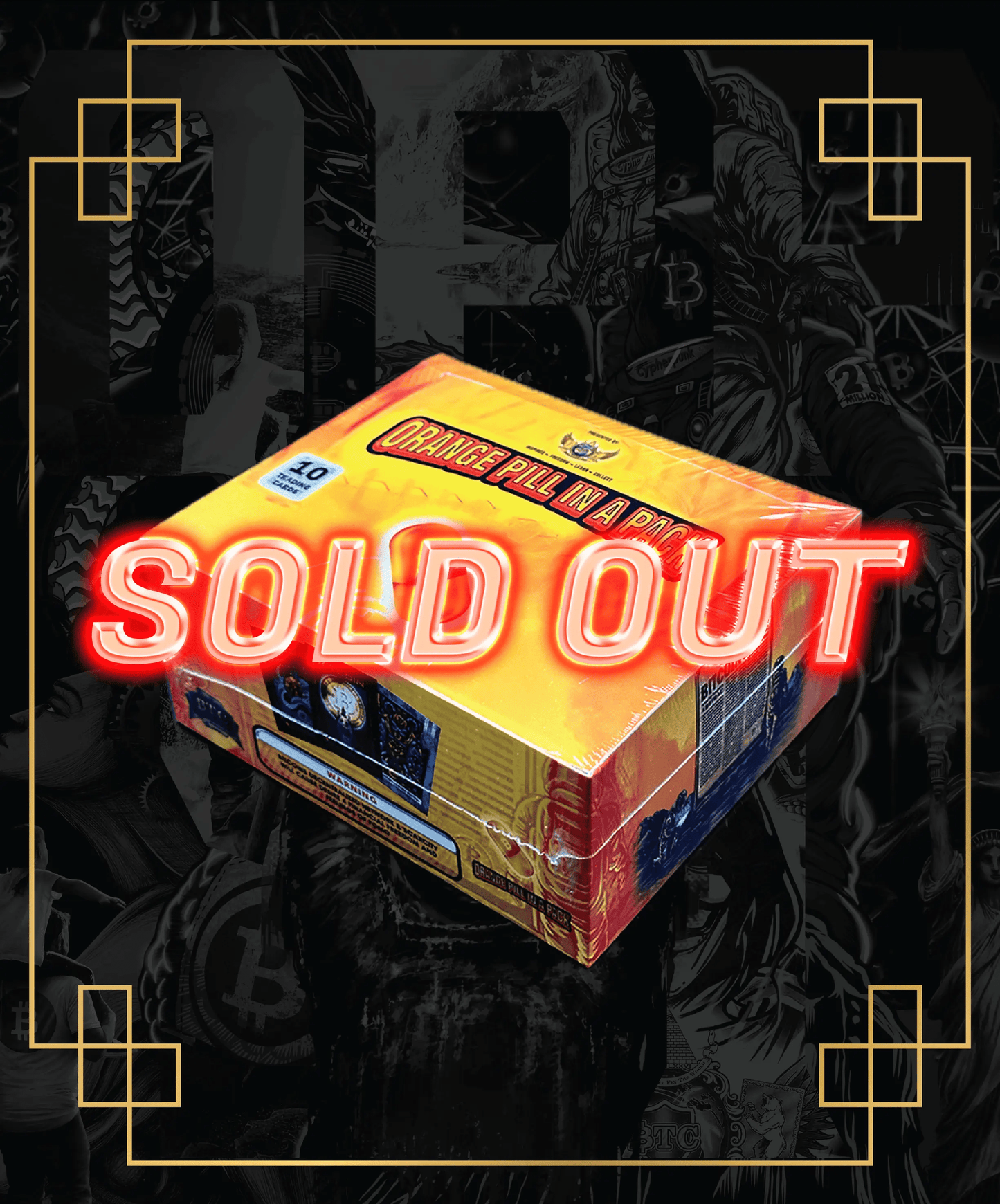 Series One - Orange Pill In A Pack - Hobby Box 