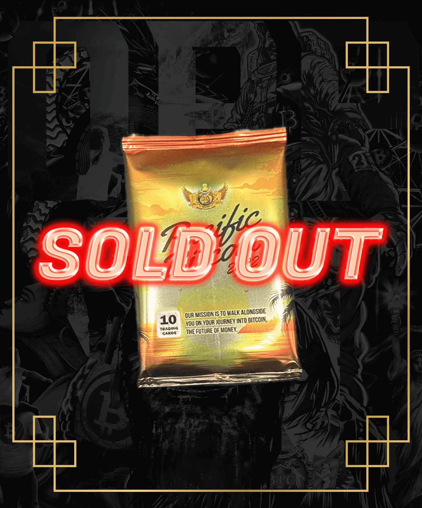 PB22 Commemorative Booster Pack with SOLD OUT banner from Based Trading Cards