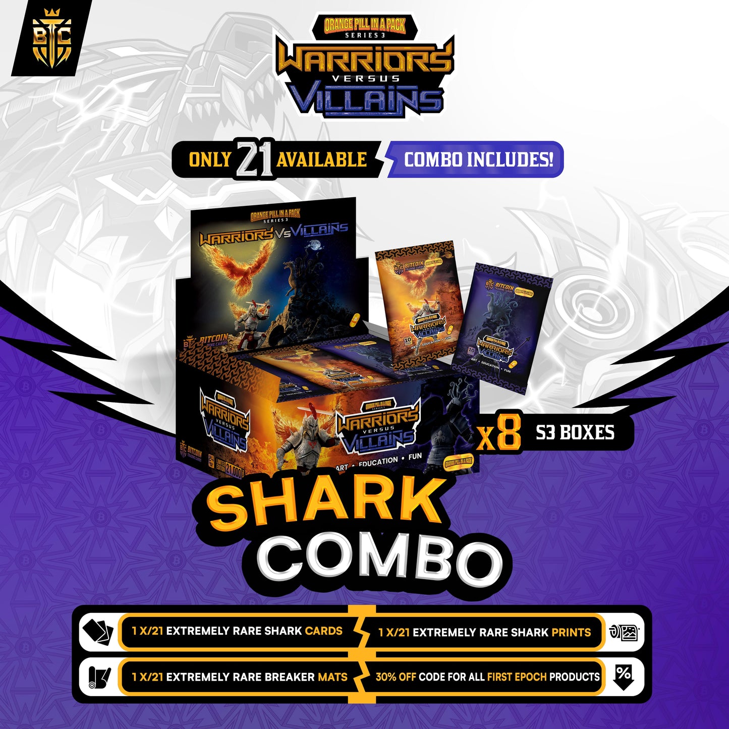 OPP Series 3 Shark Bundle – Limited Edition 8-Box Combo
