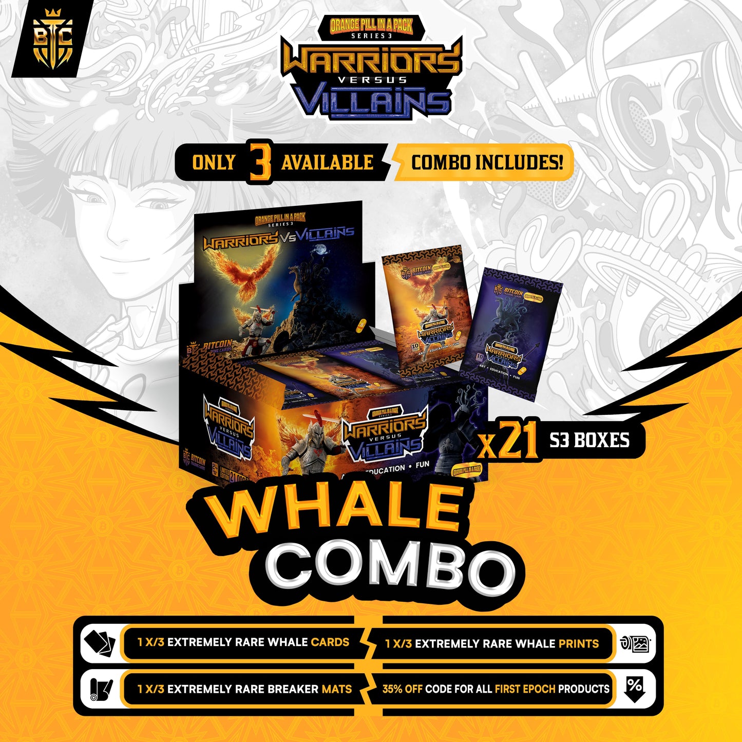 OPP Series 3 Whale Bundle – Limited Edition 21-Box Combo