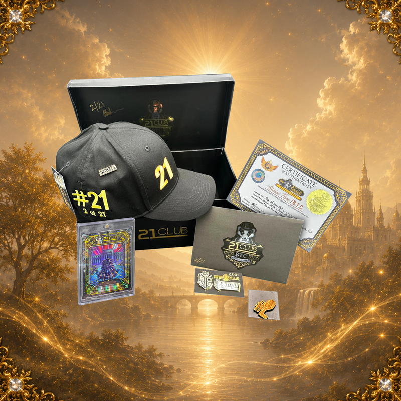 LE Hat + Card - 21 Club "Tip Of The Hat" Merch Combo