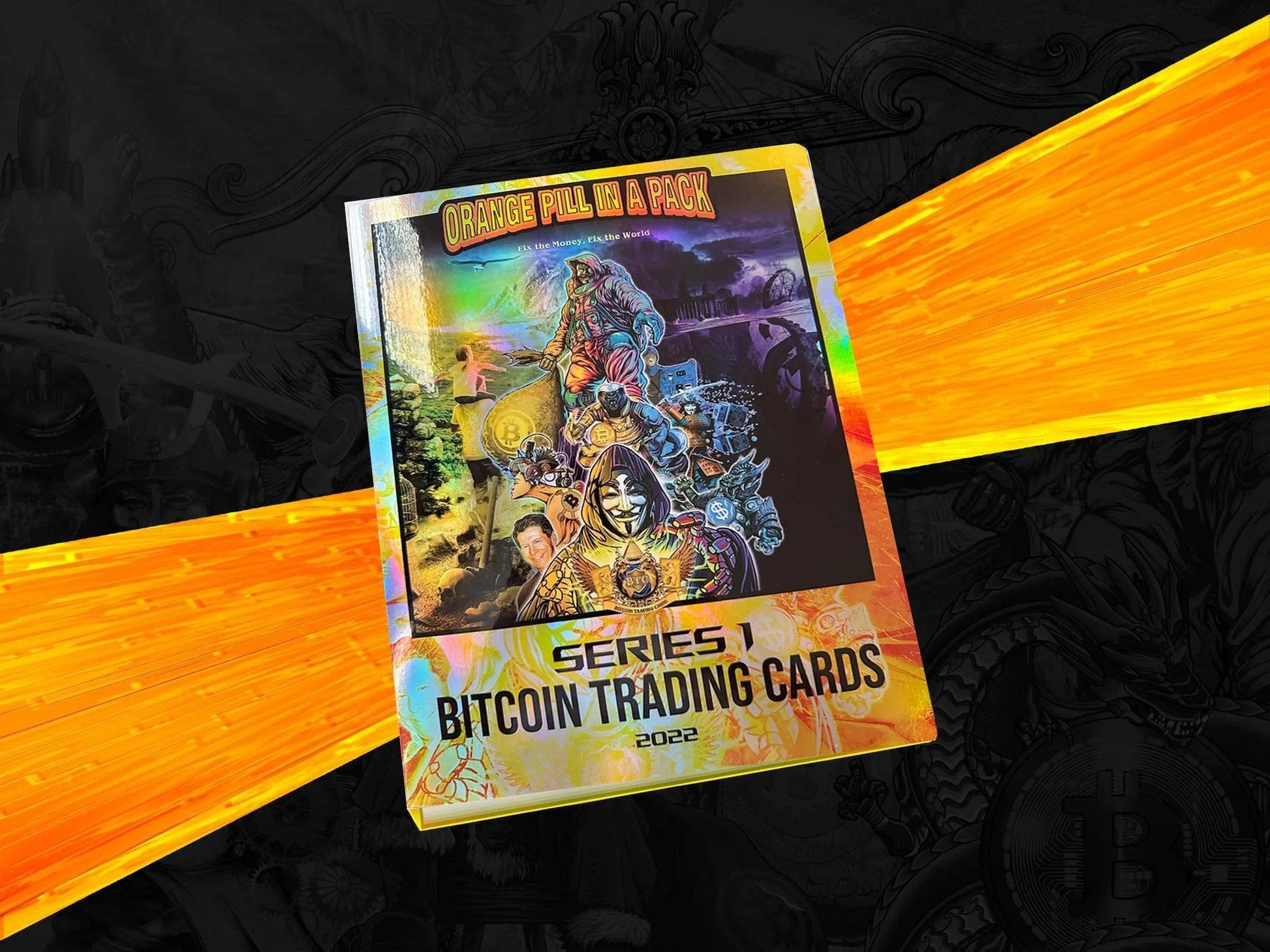 Limited Edition Custom OPP Series 1 Card Binder - Bitcoin Freedom Art