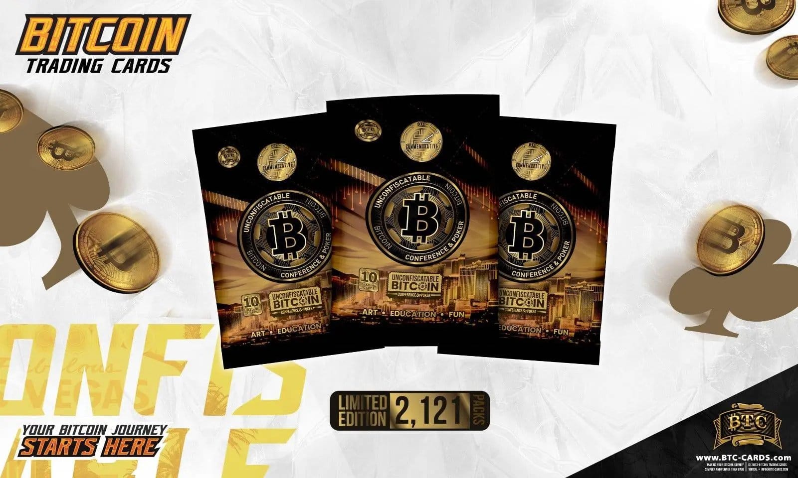 UnConfiscatable 2023 commemorative booster packs featuring ONE exclusive design from Based Trading Cards