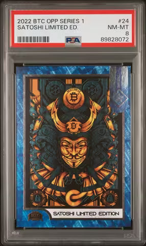Series 1 graded collectible card by Based Trading Cards, part of the Bitcoin Trading Cards collection, professionally graded by PSA or TAG for authenticity and collector value.