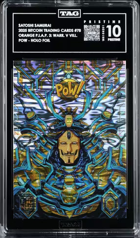 Series 1 graded collectible card by Based Trading Cards, part of the Bitcoin Trading Cards collection, professionally graded by PSA or TAG for authenticity and collector value.