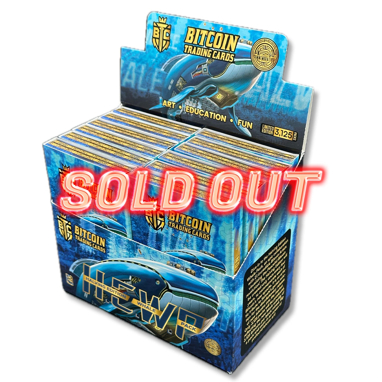 Halving Edition Whale Boxes - Released only once every 4 years - Only 3,125 packs