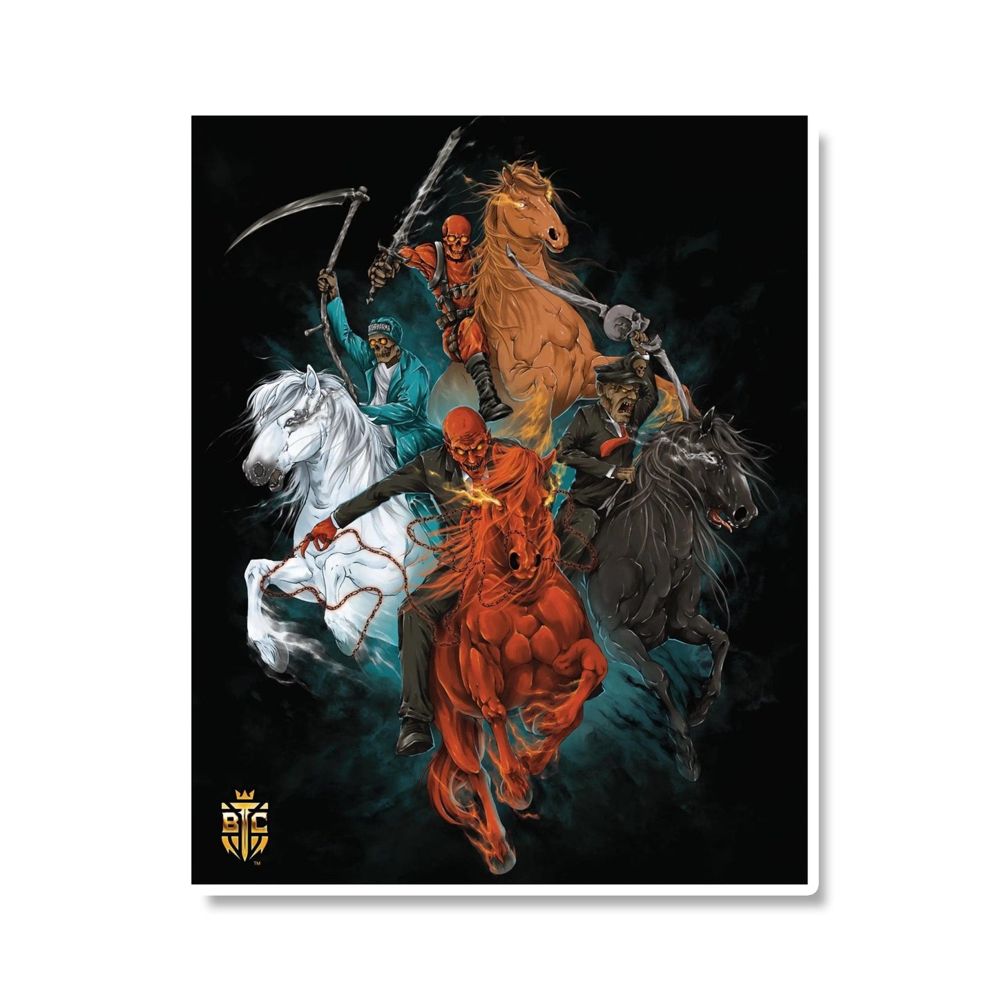 S3 Villains - Semi-Gloss Poster