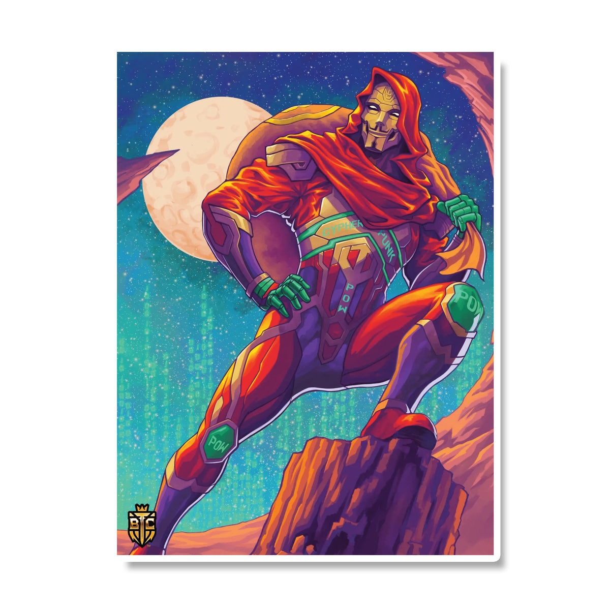 Satoshi Nakamoto - Semi-Gloss Poster