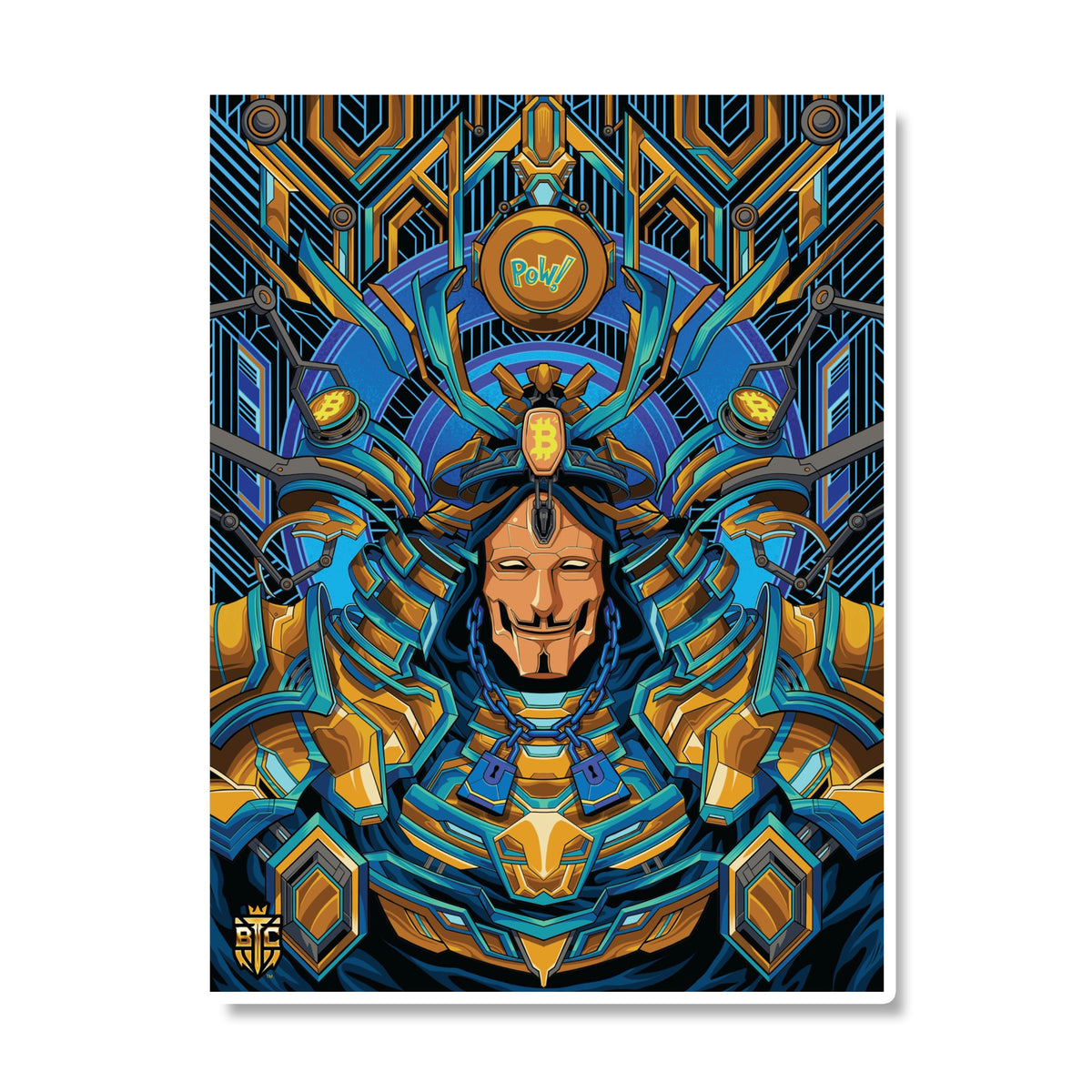 Satoshi Samurai - Fine Art Poster