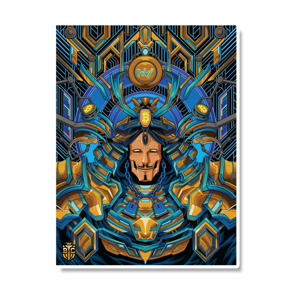 Satoshi Samurai - Fine Art Poster