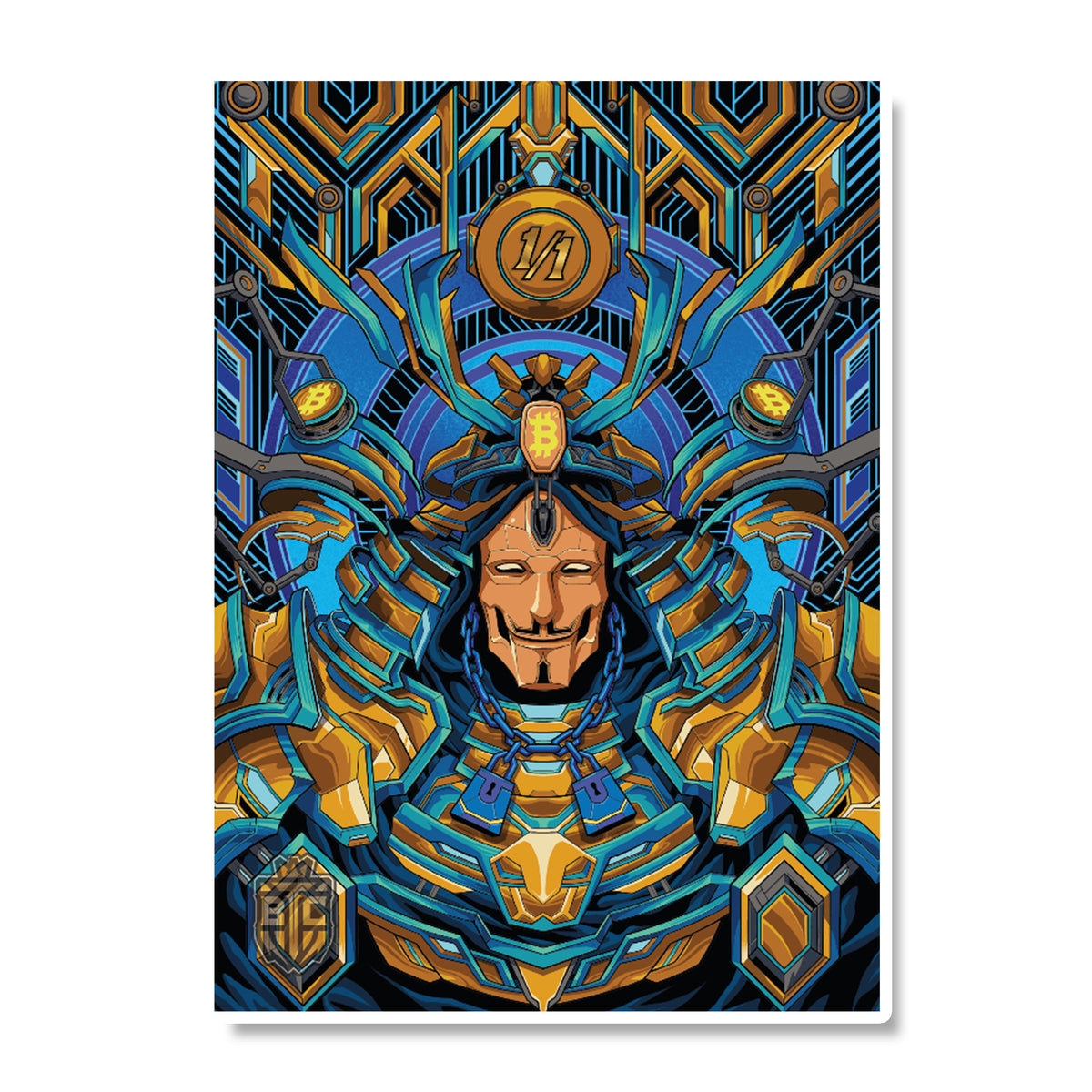 Satoshi Samurai - Semi-Gloss Poster