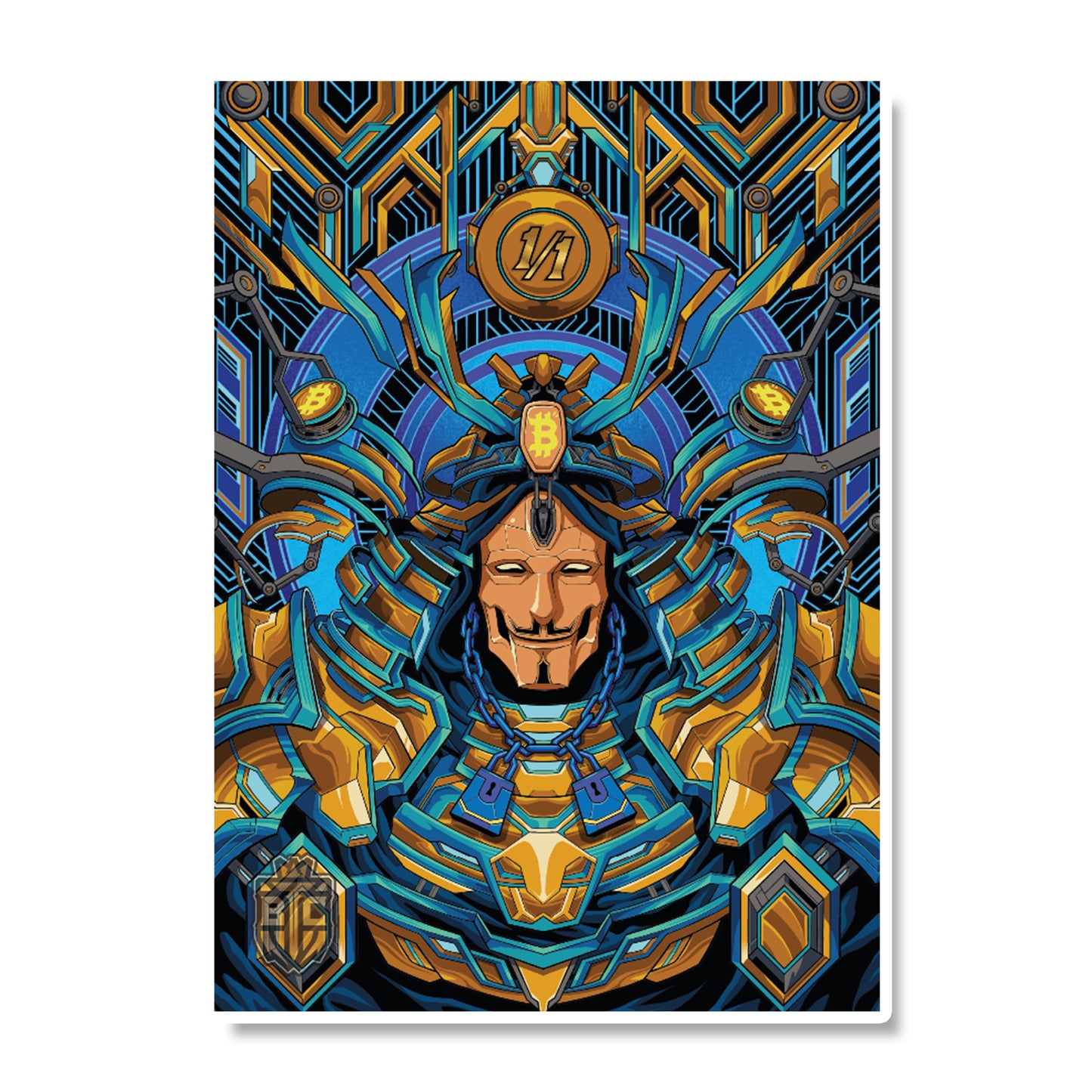 Satoshi Samurai - Semi-Gloss Poster