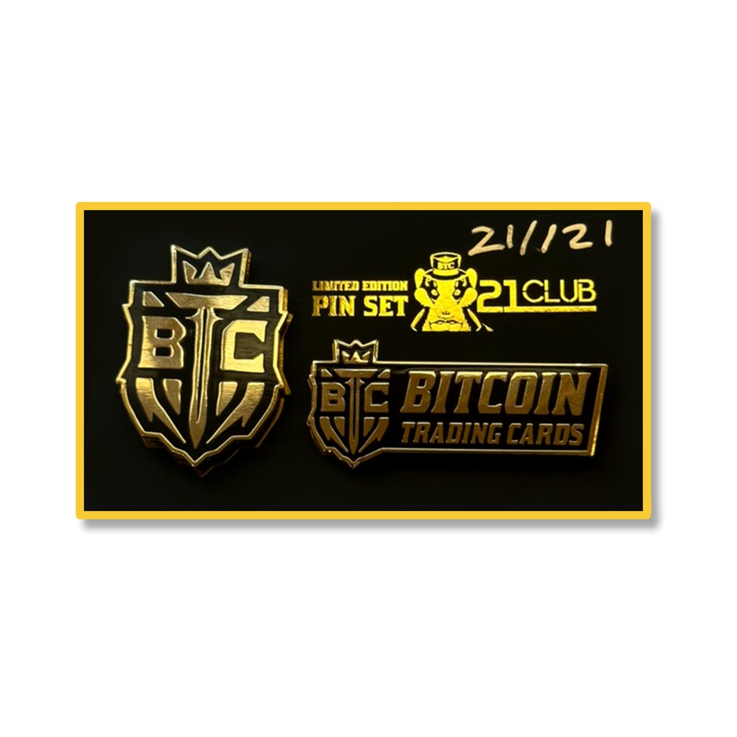 21 Club BTC Pin Set - Limited Edition of 121