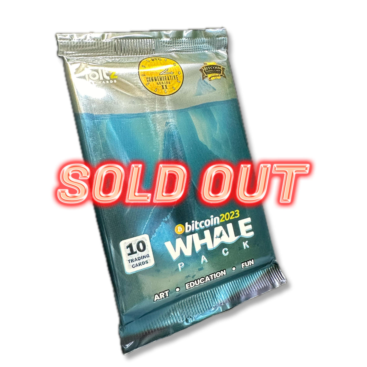 Bitcoin 2023 Commemorative Whale Booster Packs - Only 1,210 Packs